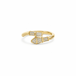 Adjustable Geometric Open Wrap Ring