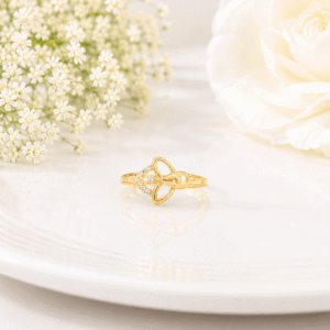 Adjustable Butterfly Charm Ring