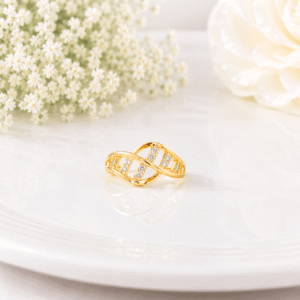 Adjustable Infinity Crystal Ring