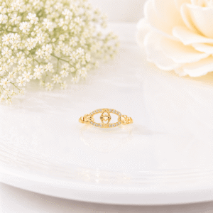 Adjustable Diamond Shape Ring