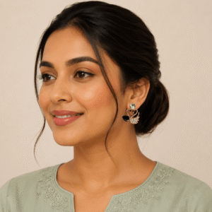 Black Swan Designer Earrings