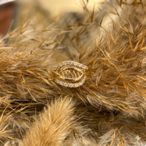 Golden Marquise Eye Ring