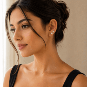 Golden Star Hoop Earring Combo